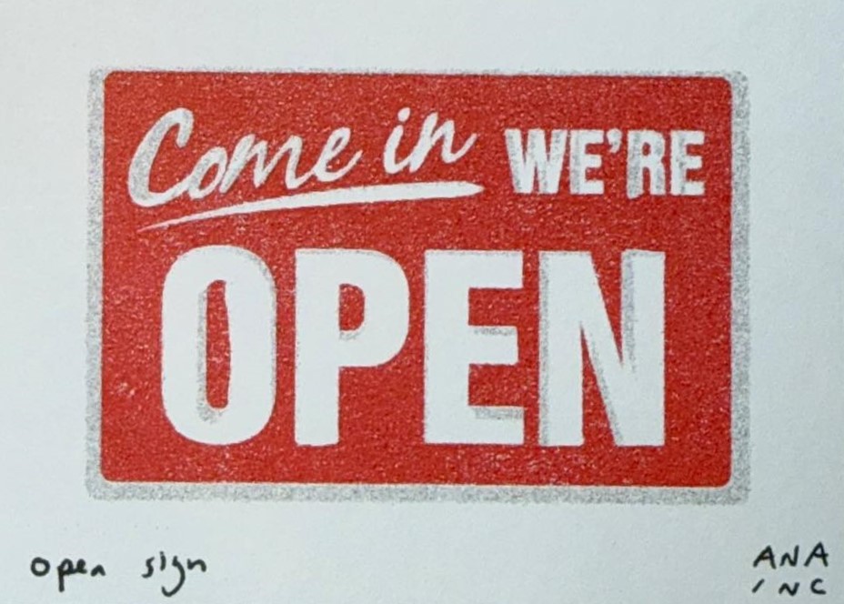 Open Sign
